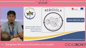 Lee más sobre el artículo La Fundación El Buen Samaritano participó en el triple congreso CICLOBCN21 presentando el proyecto Rebicicla
