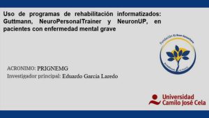 Lee más sobre el artículo La Fundación El Buen Samaritano colabora con la Universidad Camilo José Cela en un estudio sobre rehabilitación cognitiva en personas con enfermedad mental.