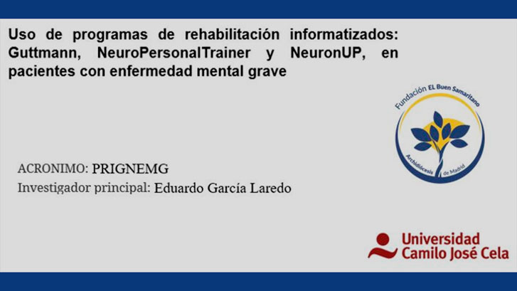En este momento estás viendo La Fundación El Buen Samaritano colabora con la Universidad Camilo José Cela en un estudio sobre rehabilitación cognitiva en personas con enfermedad mental.