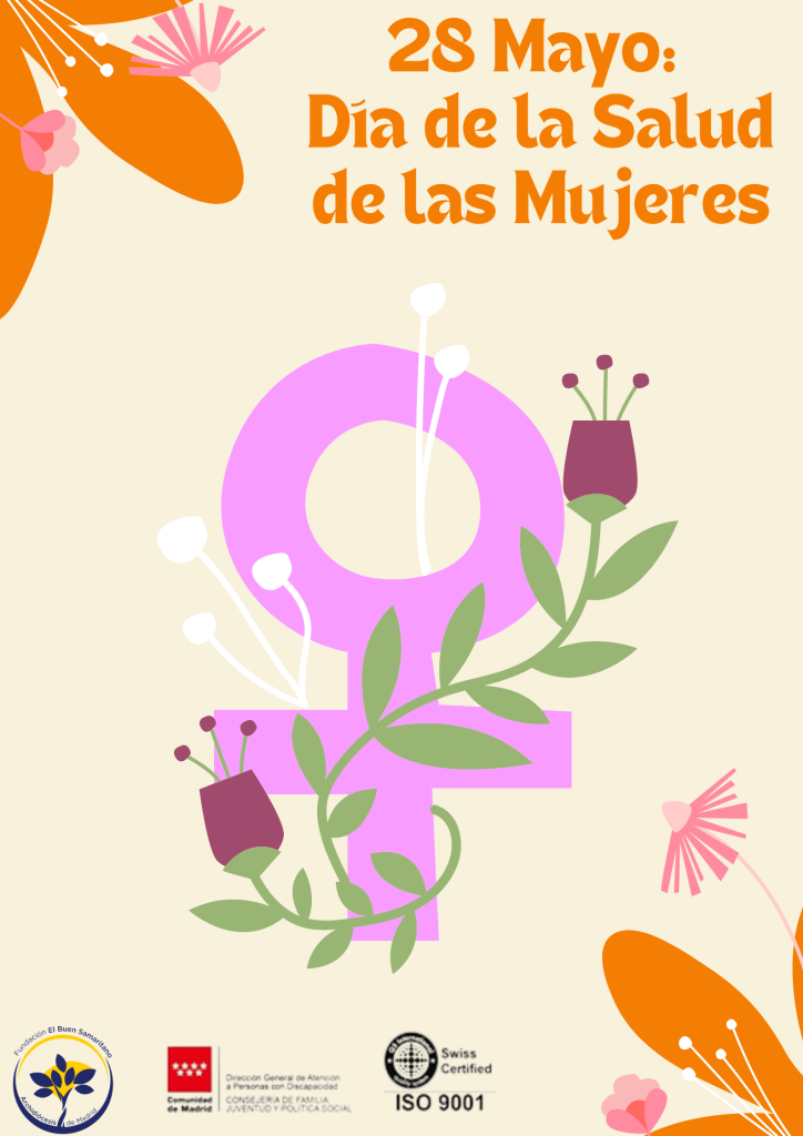 Poster Taller de Salud y Educación Menstrual Floral Rosa