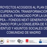 Subvenciones recibidas por la Consejería de Familia, Juventud y Política Social de la Comunidad de Madrid