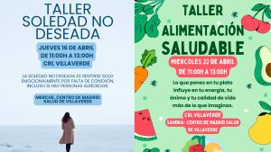 Lee más sobre el artículo Talleres de salud y bienestar en el CRL Villaverde